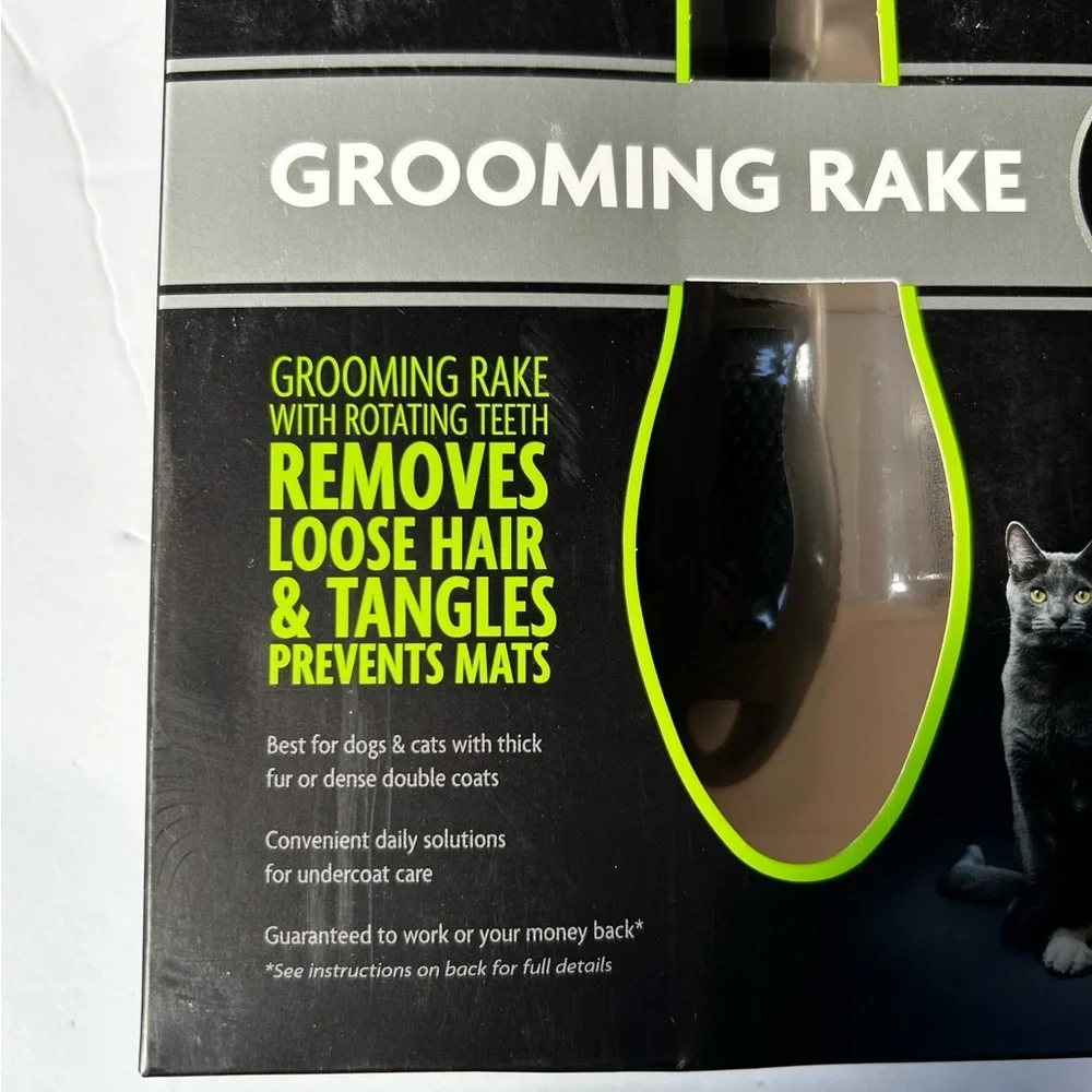 FURminator Grooming Rake THICK FUR Dogs & Cats